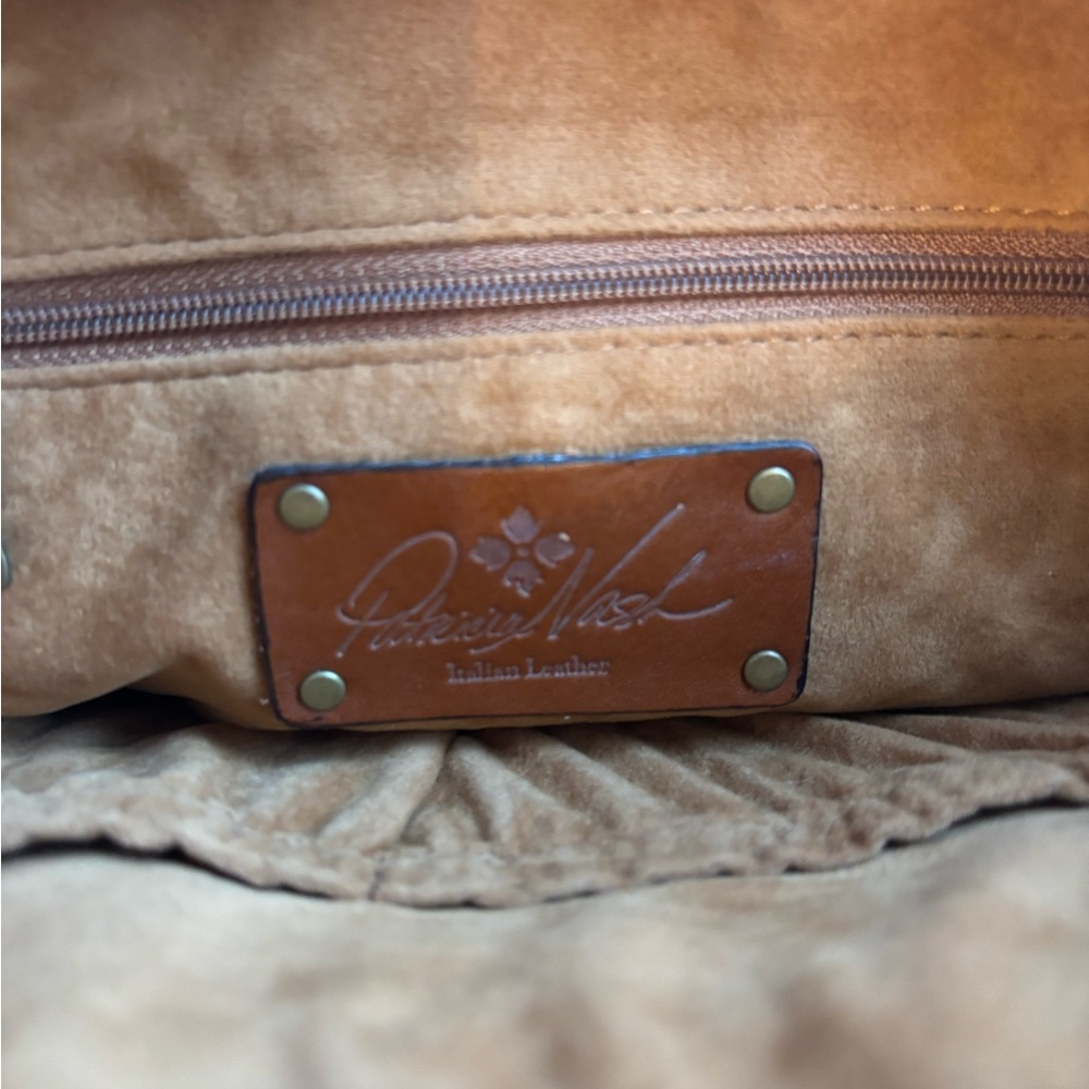 Patricia Nash Brown Leather Crossbody Bag - Picture 11 of 12